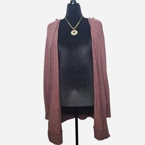 Torrid Dusty Rose Hooded Cardigan